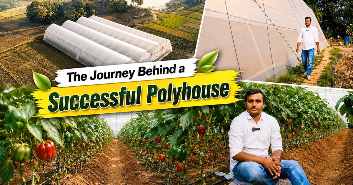 Chandan Patel's Polyhouse Farming Success Story in Mirzapur