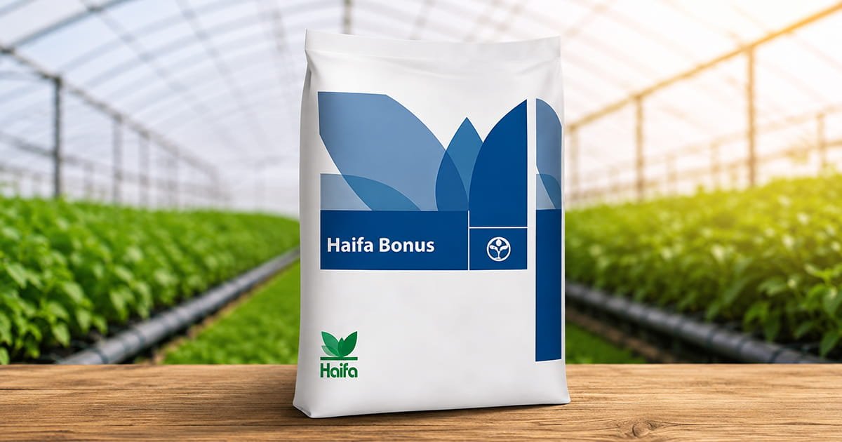 Haifa Bonus potassium nitrate foliar fertilizer for targeted crop nutrition in greenhouse and protected cultivation