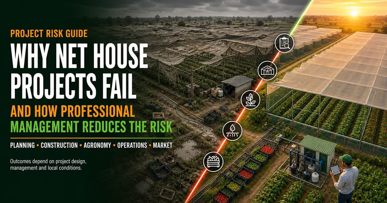 Common mistakes that cause commercial net house projects to fail