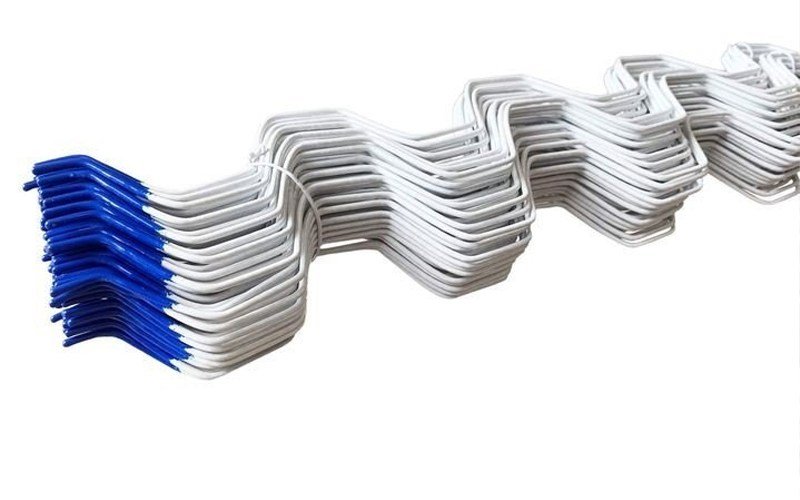 Zig-zag wire with PVC Coated Rust Free