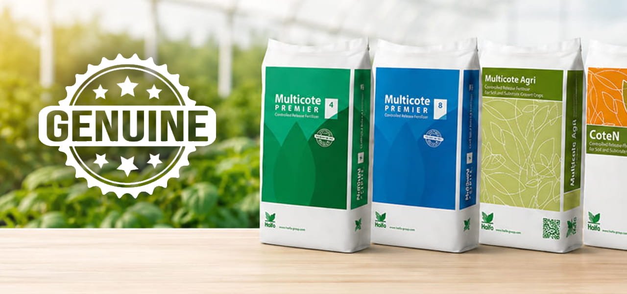 Genuine sealed Haifa fertilizer packs from Agrifirst